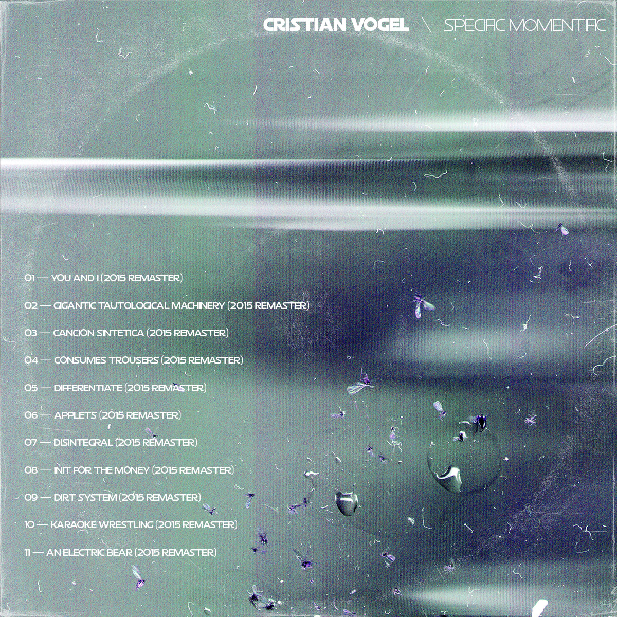 alternative vinyl record cover design for Cristian Vogels LP Specific Monumentific by f-land